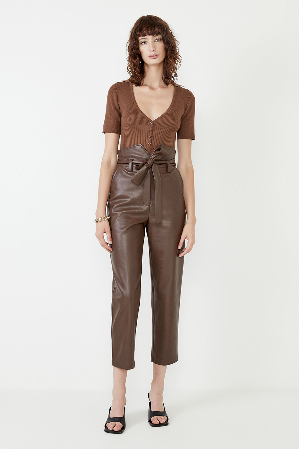DEBBIE VEGAN LEATHER PANT