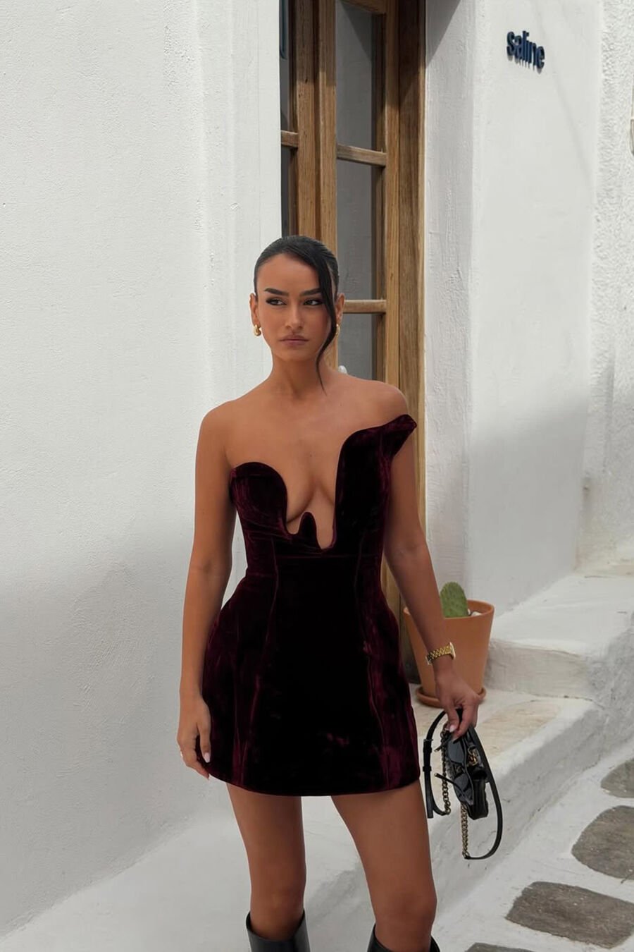 Rosalyn Hourglass Mini Dress