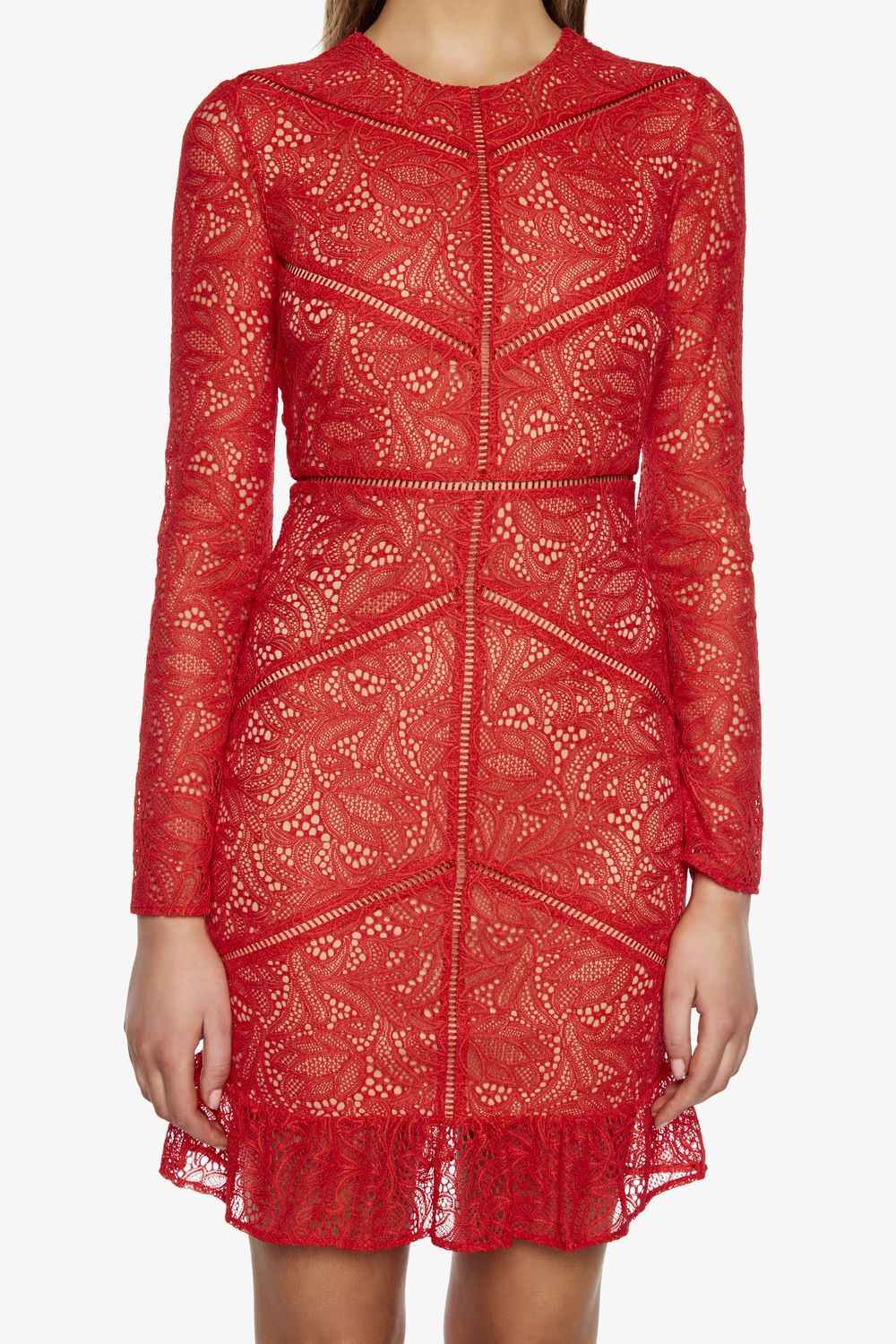 Bardot sasha lace cocktail dress sales
