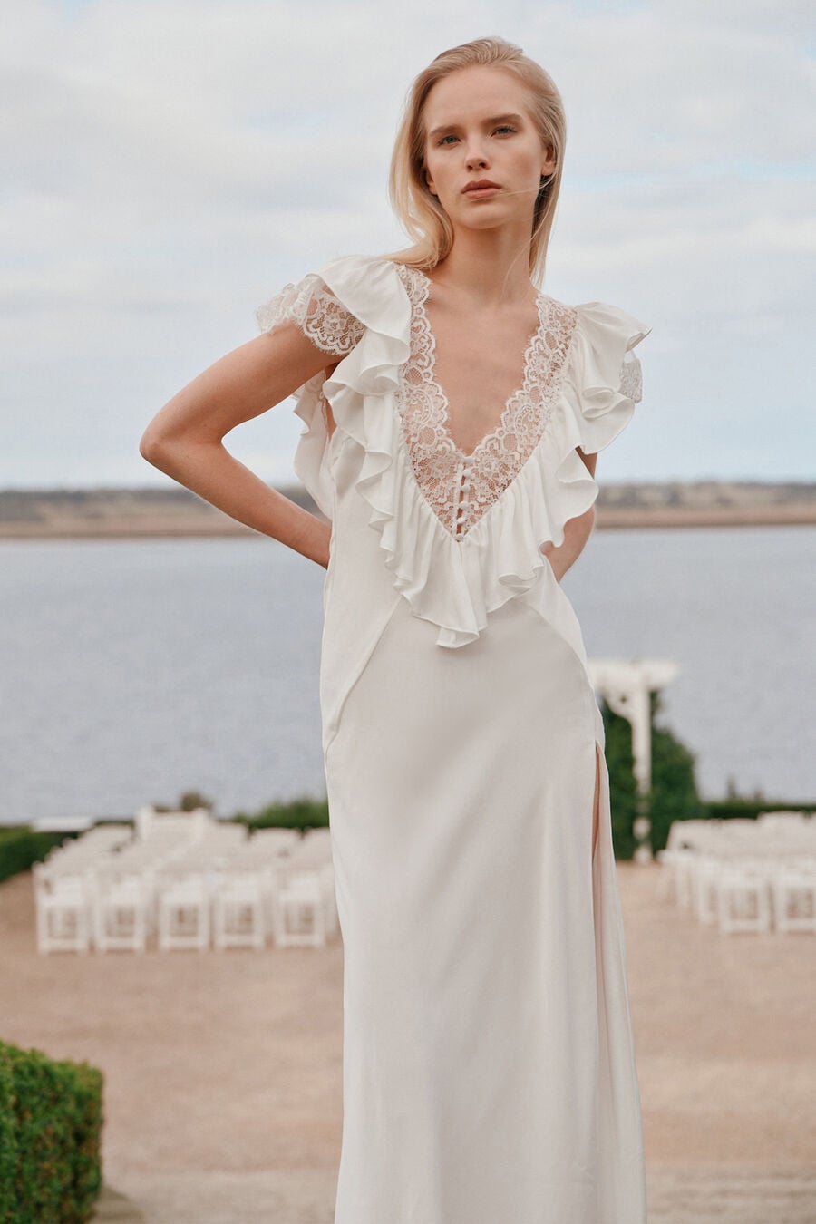 Celeste Ruffle Maxi Dress