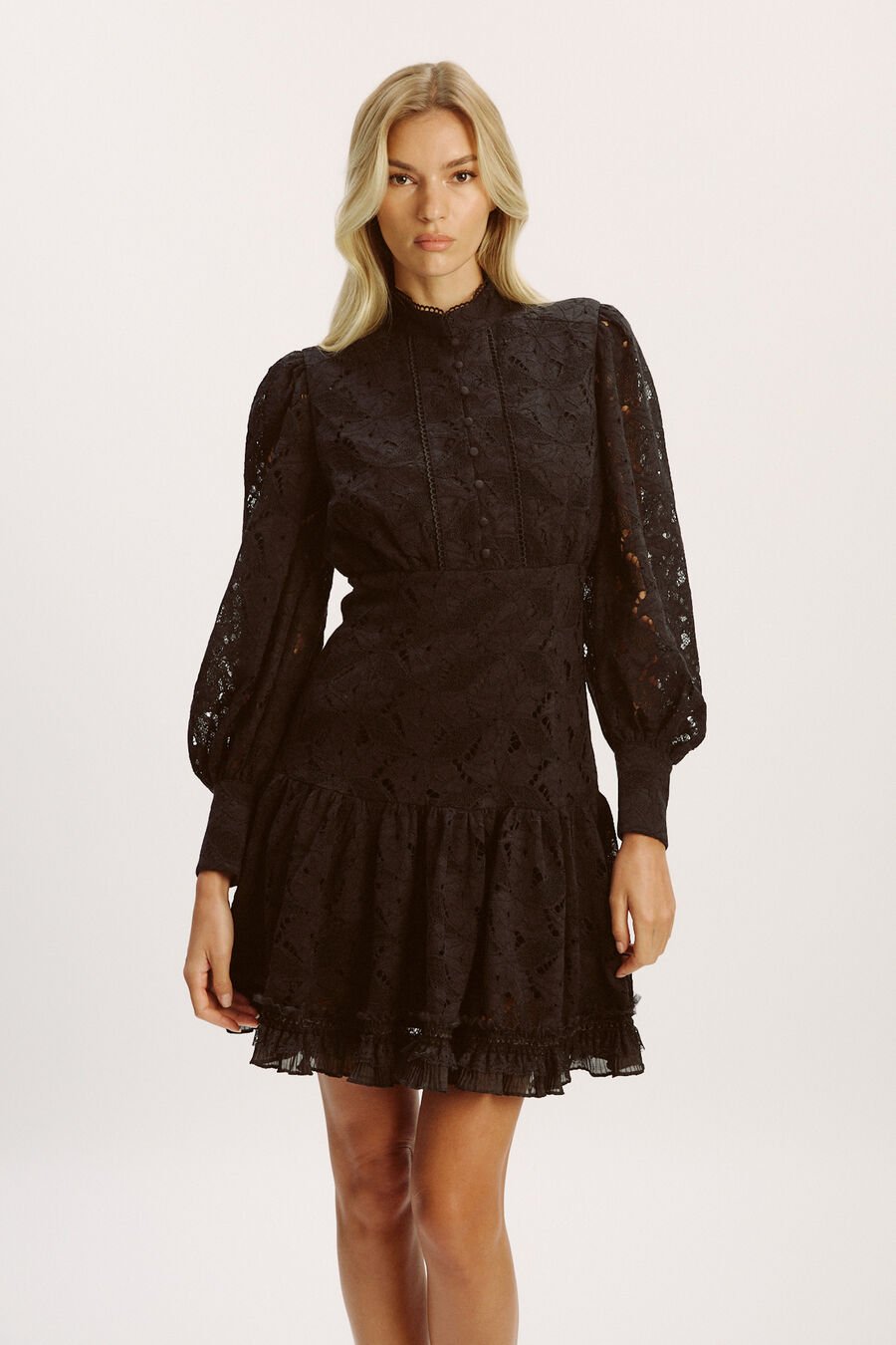 Olessia Lace Mini Dress