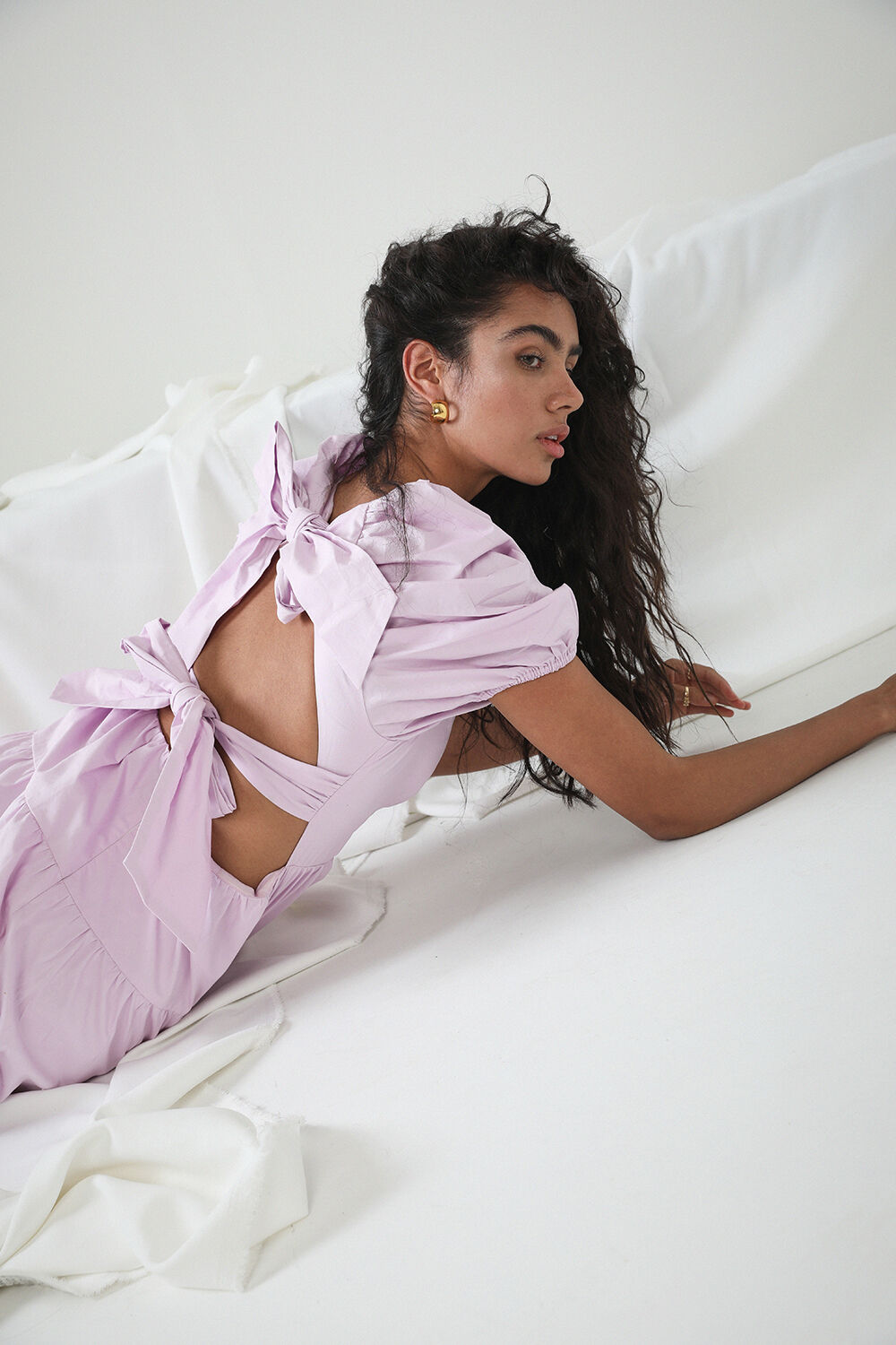 Bardot lilac dress online