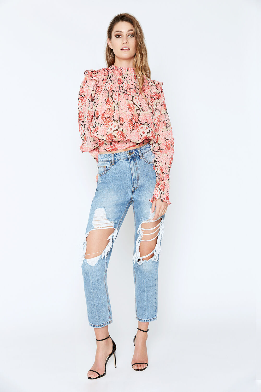 REMI FLORAL BLOUSE