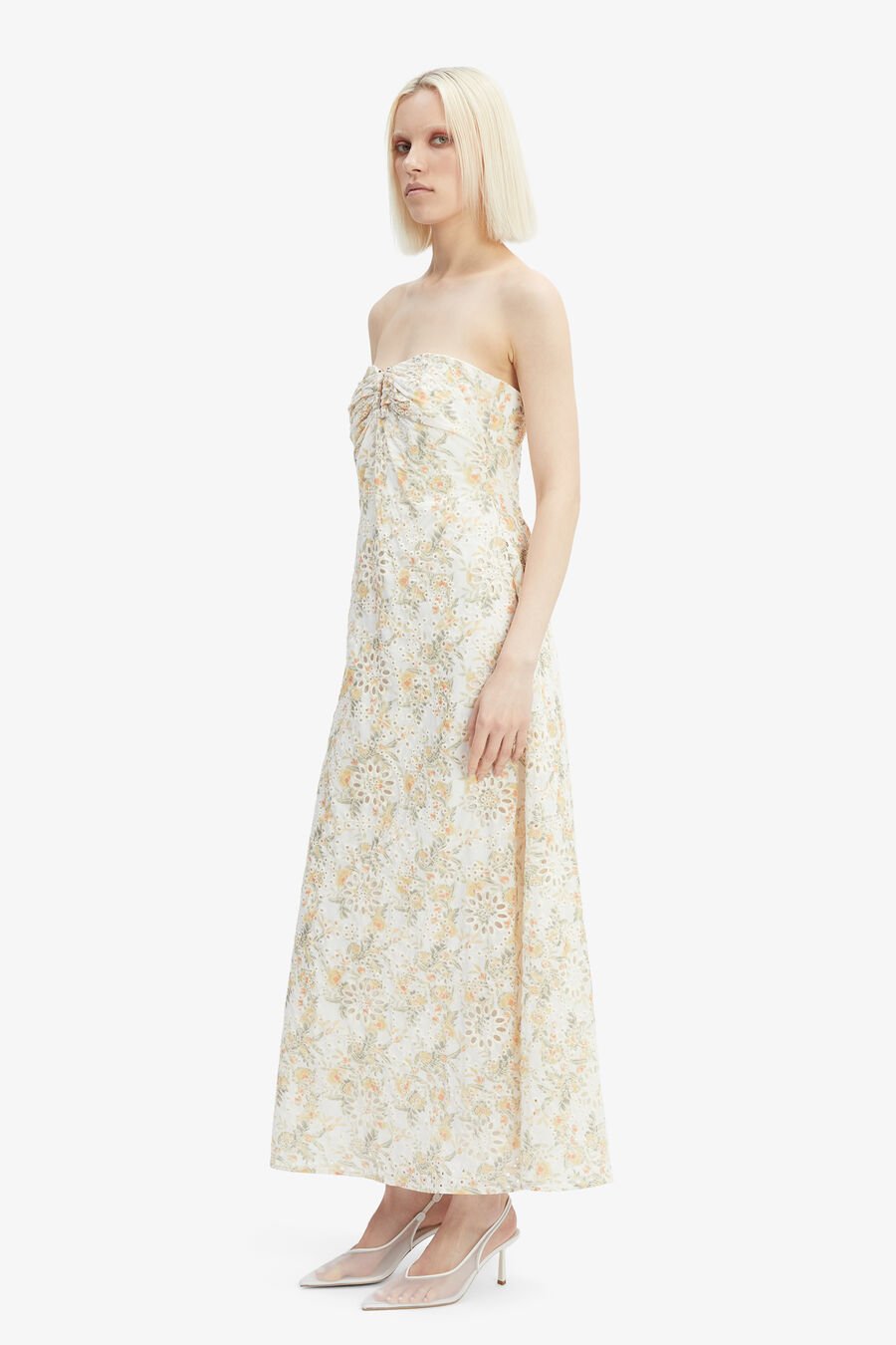 Lora Broderie Maxi Dress