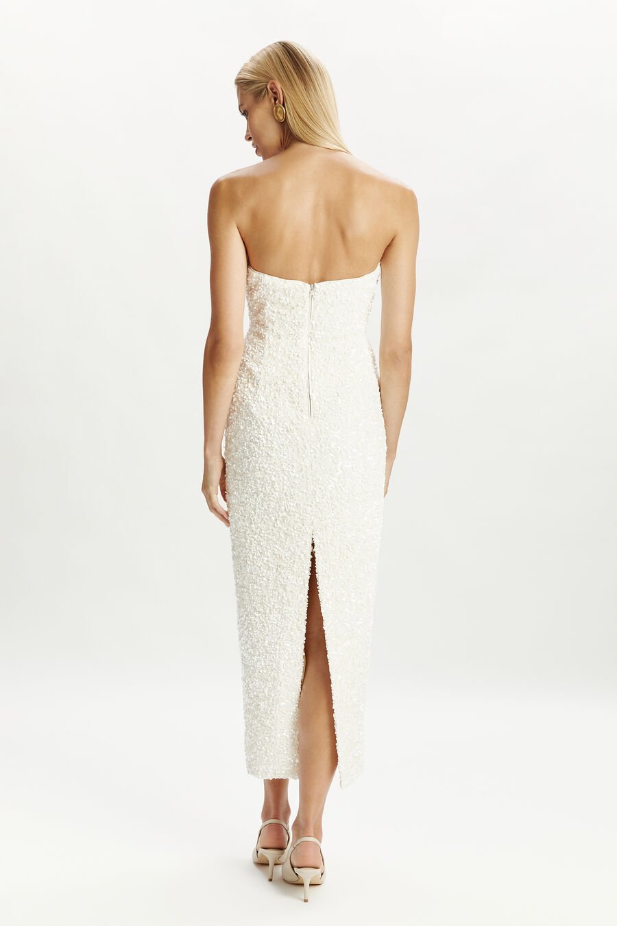 Braya Sequin Midi Dress