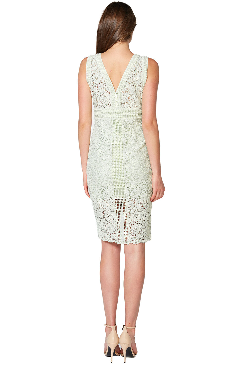 HALTER LACE DRESS