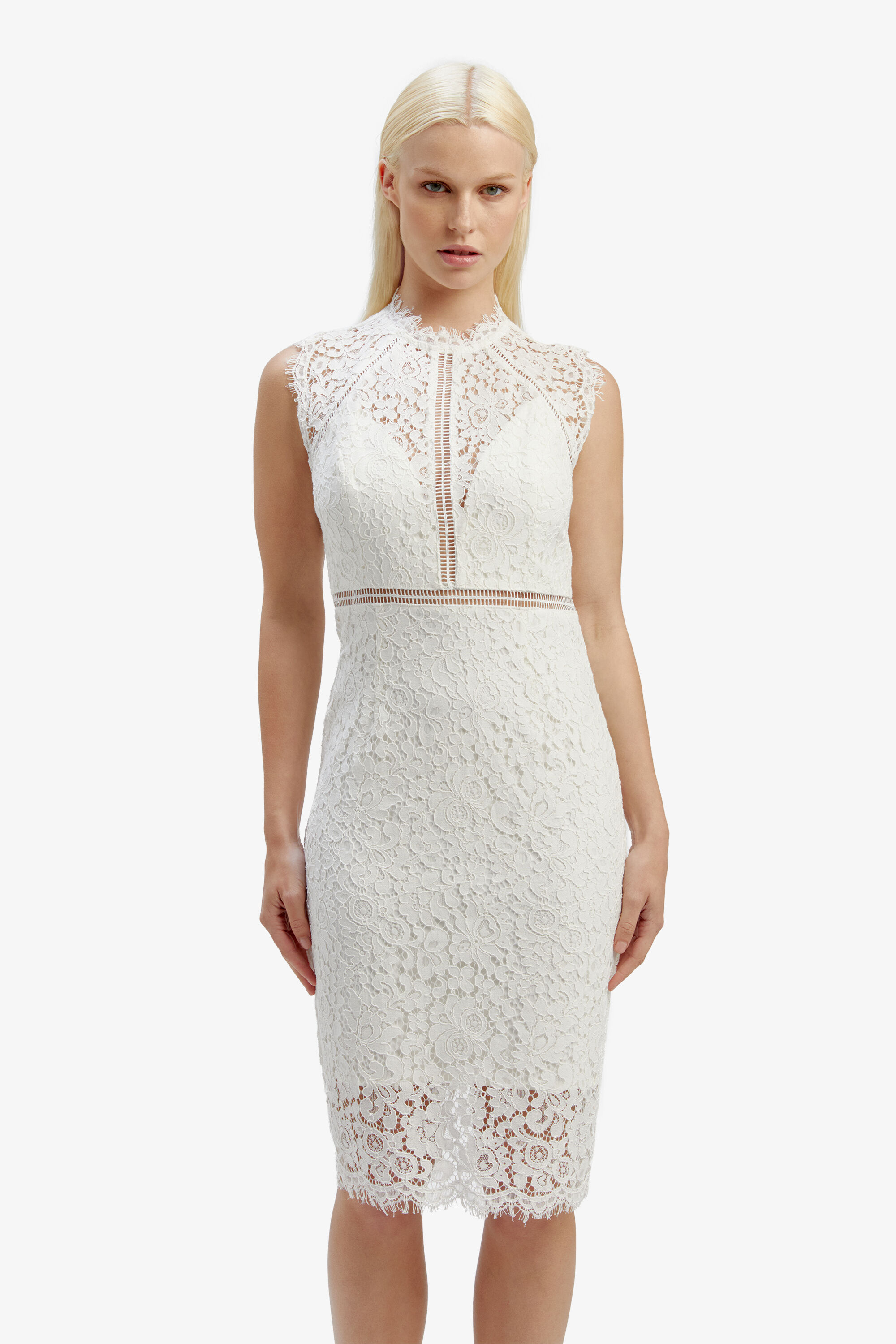 Bardot white lace dress hot sale
