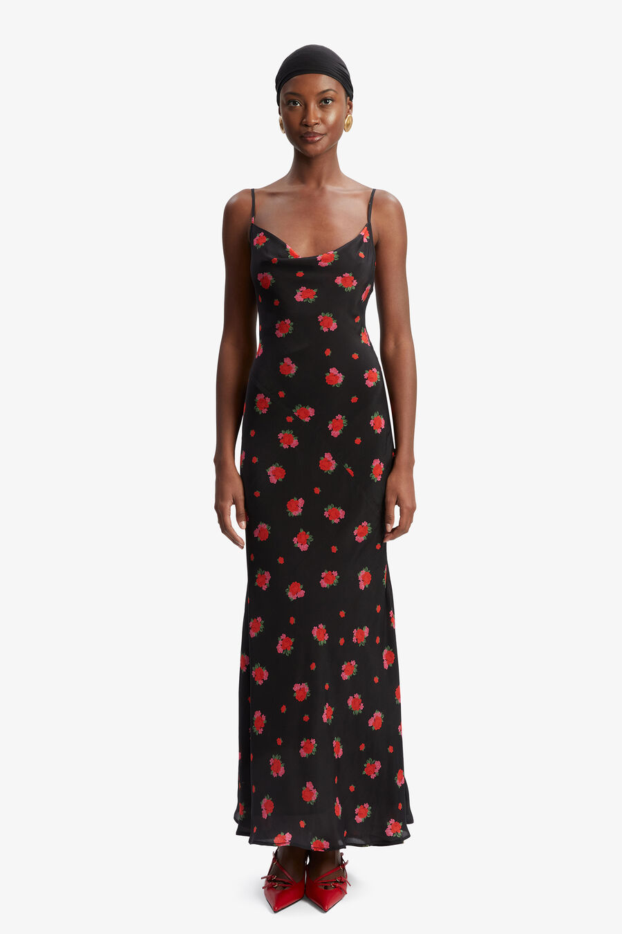 Monroe Cowl Neck Maxi Dress