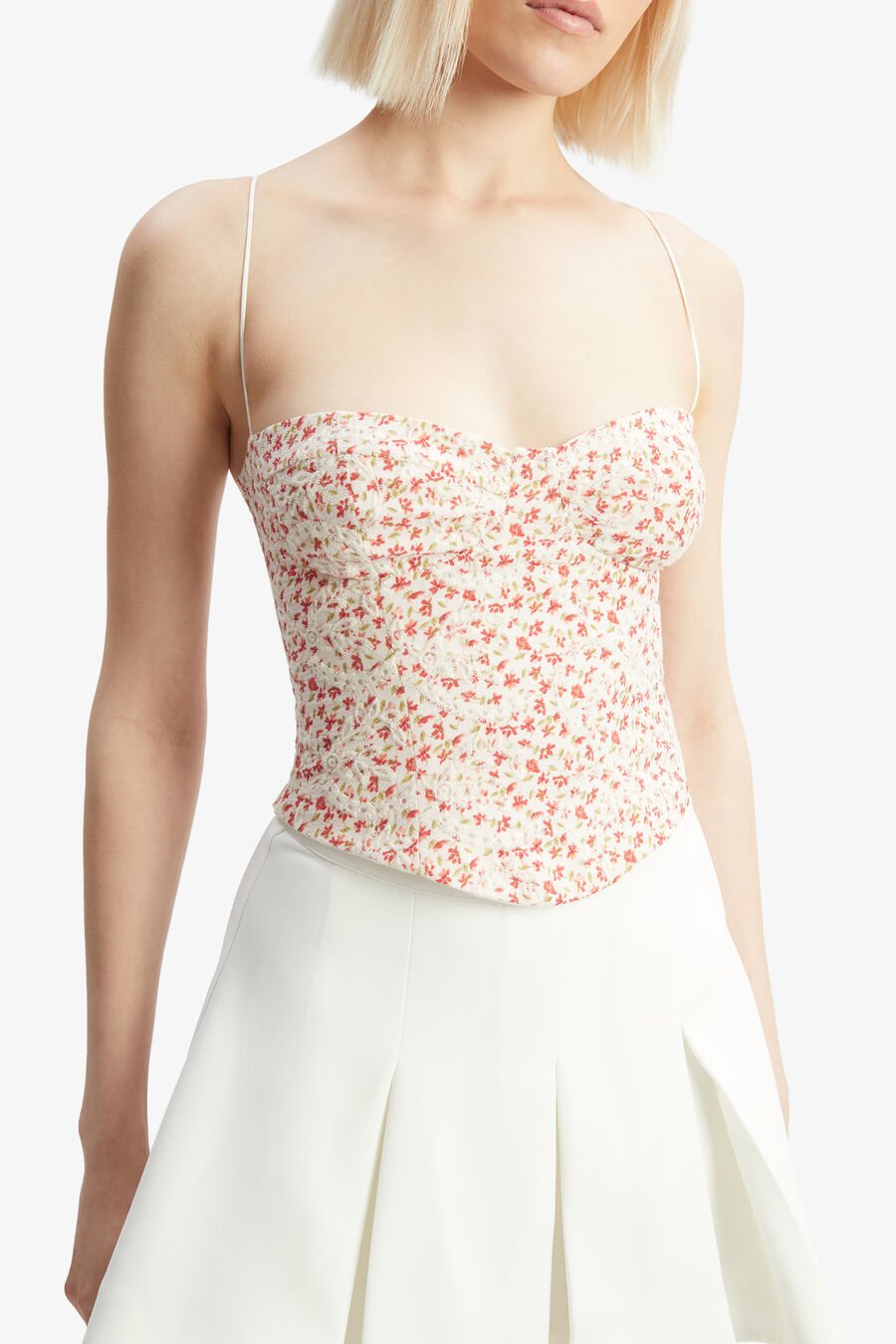 Estie Embroidered Corset Top