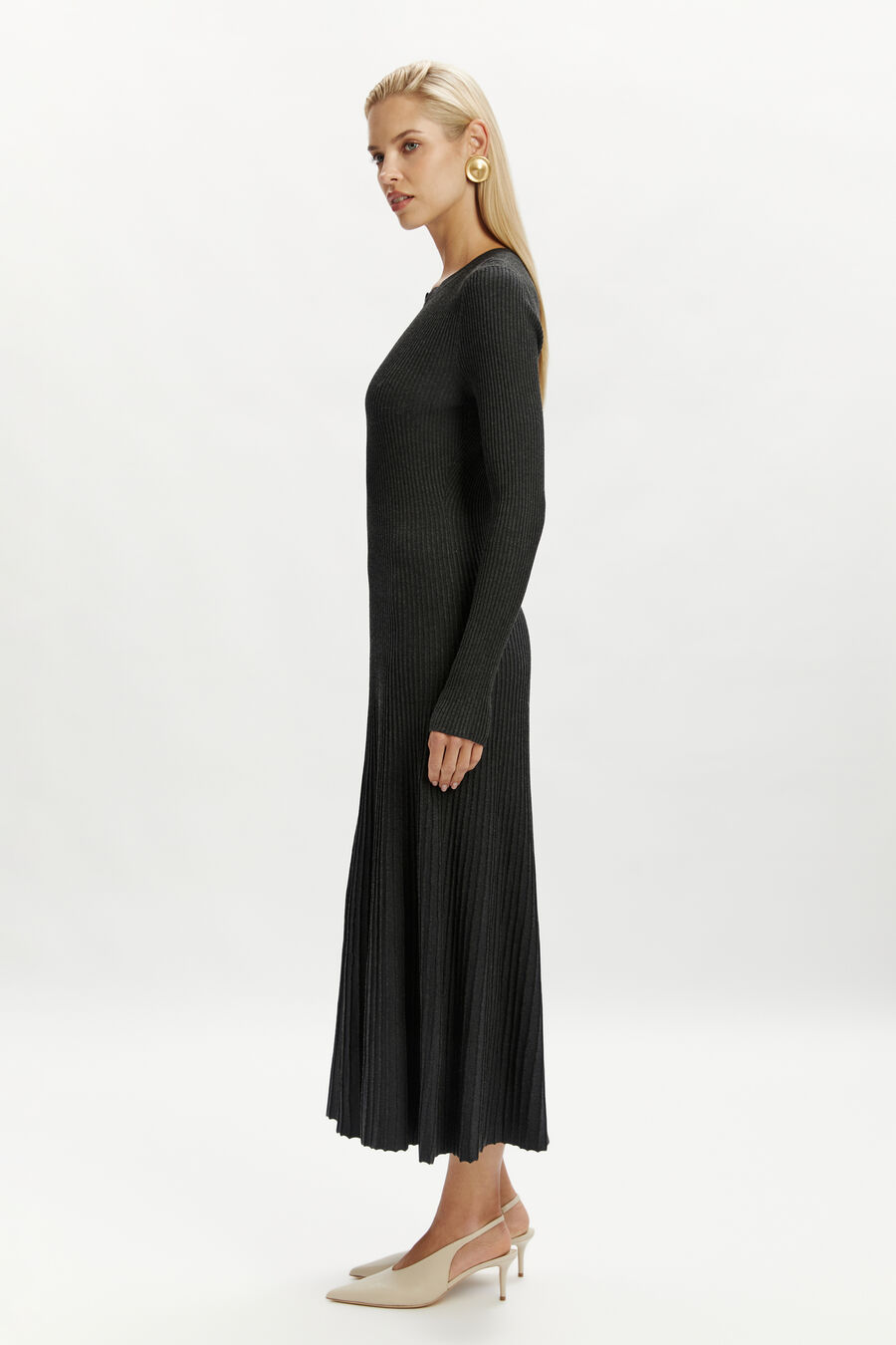 Hattie Knit Midi Dress