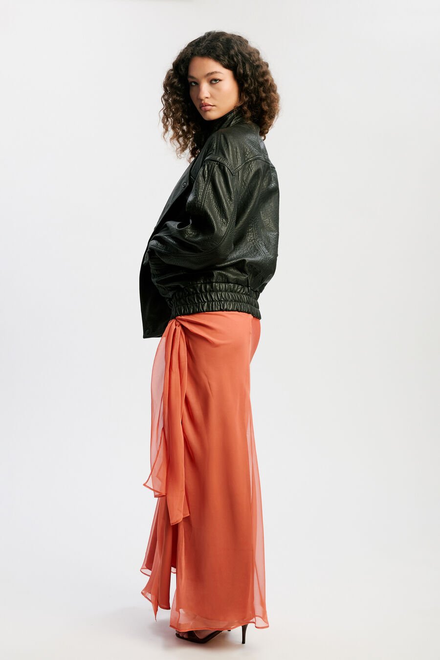 Oversized Leather Jacket