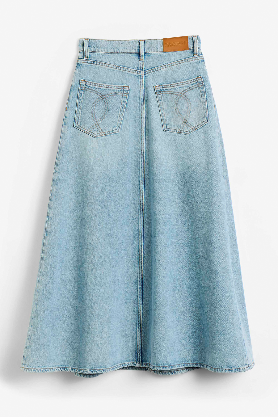 030 Denim Midi Skirt