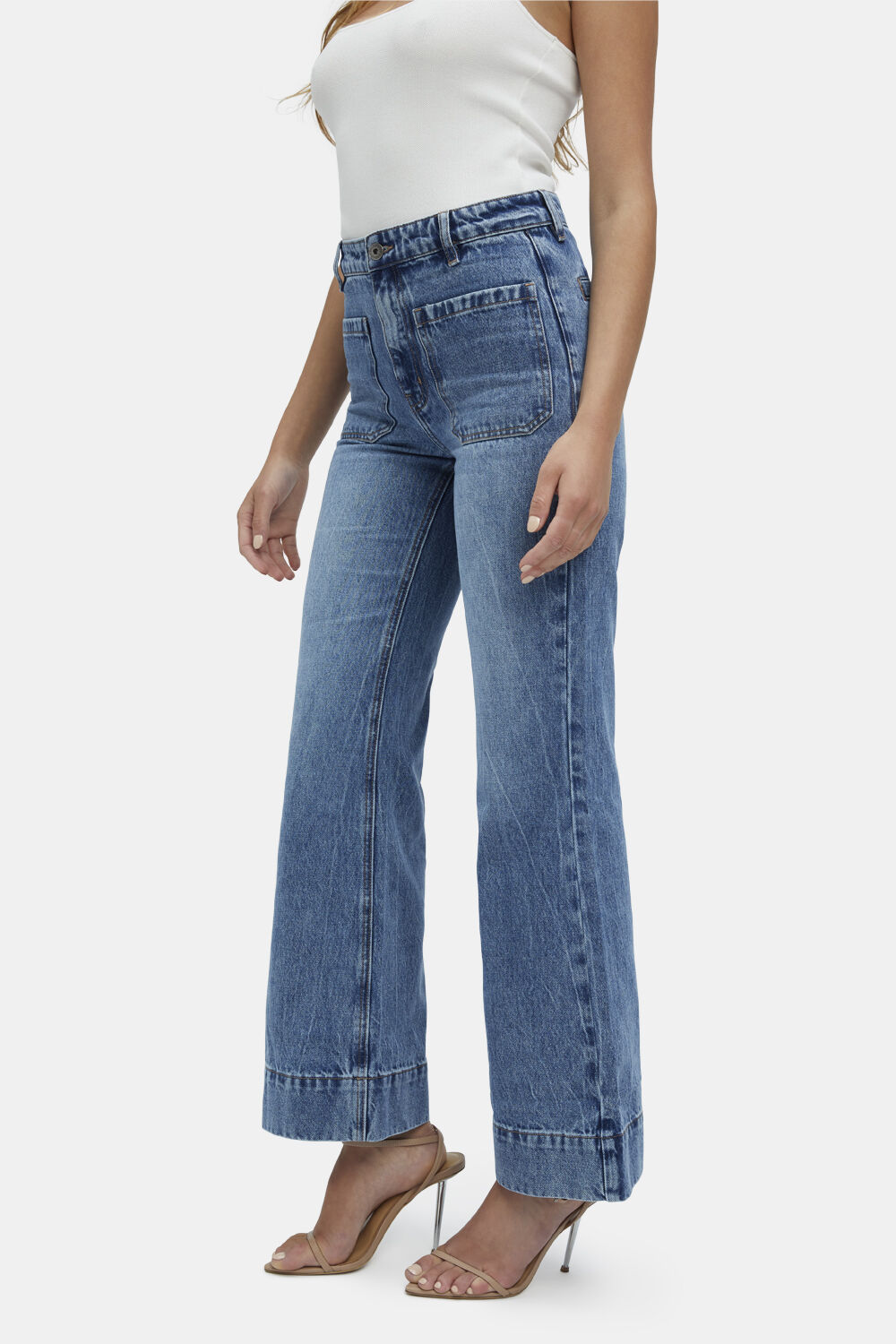 LINCOLN FLARE LEG JEAN in colour MIDNIGHT NAVY