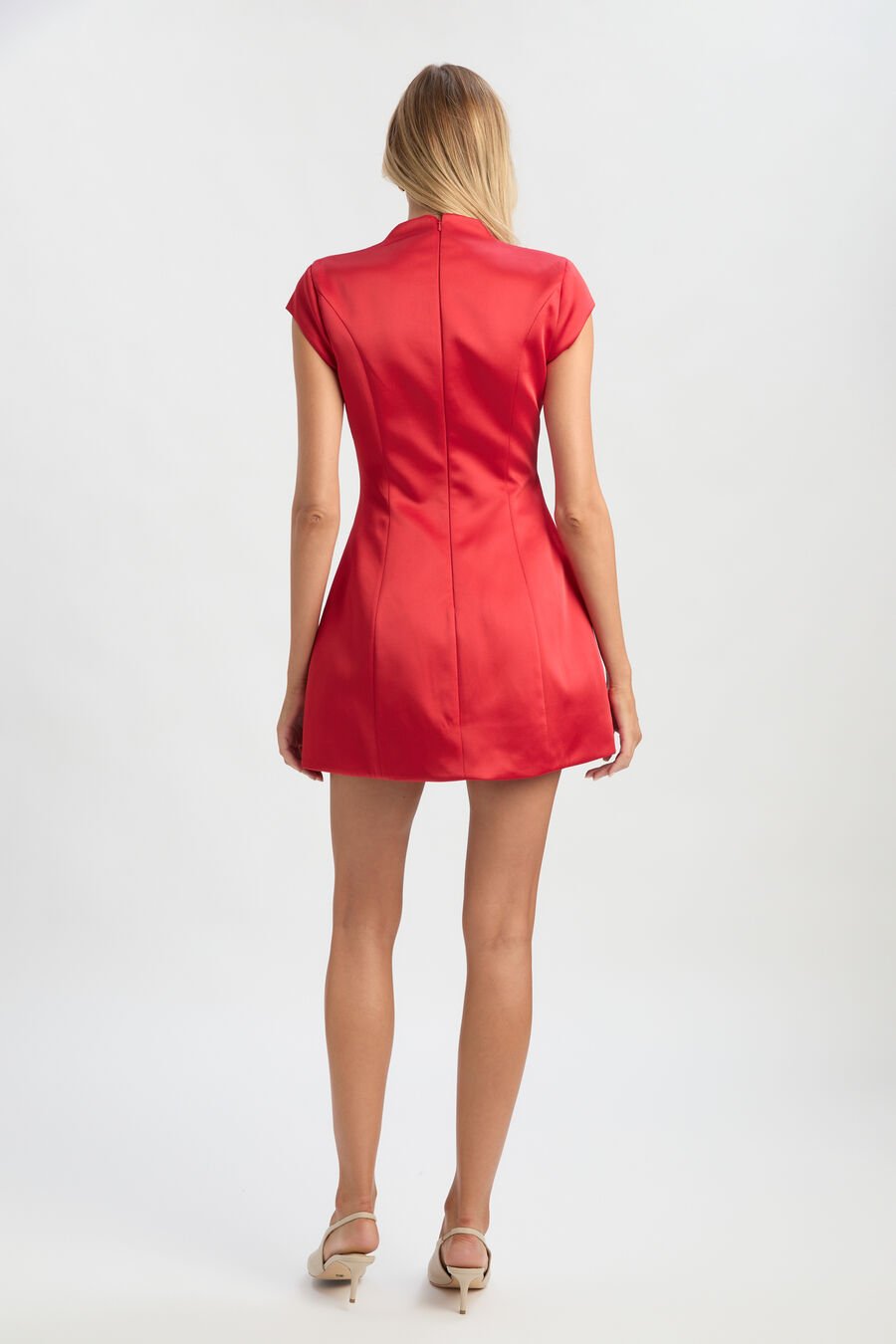 Delphi Hourglass Satin Dress