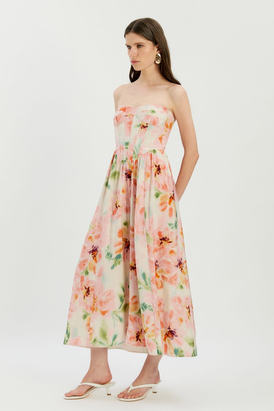 Lola Corset Midi Dress