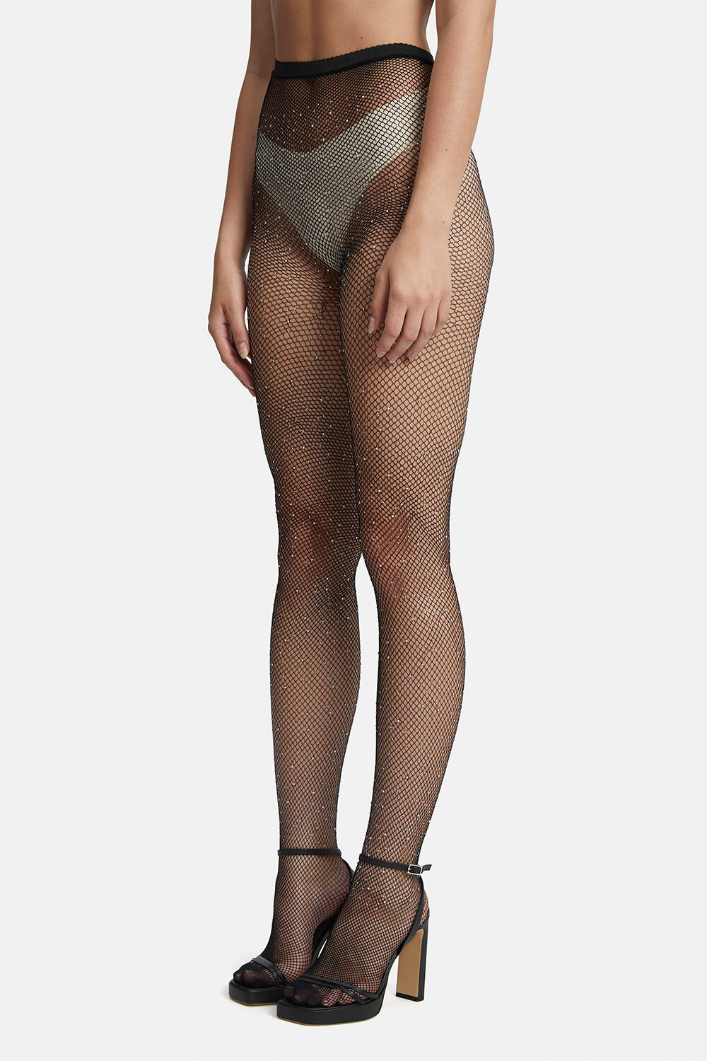 DIAMANTE TIGHTS in colour METEORITE