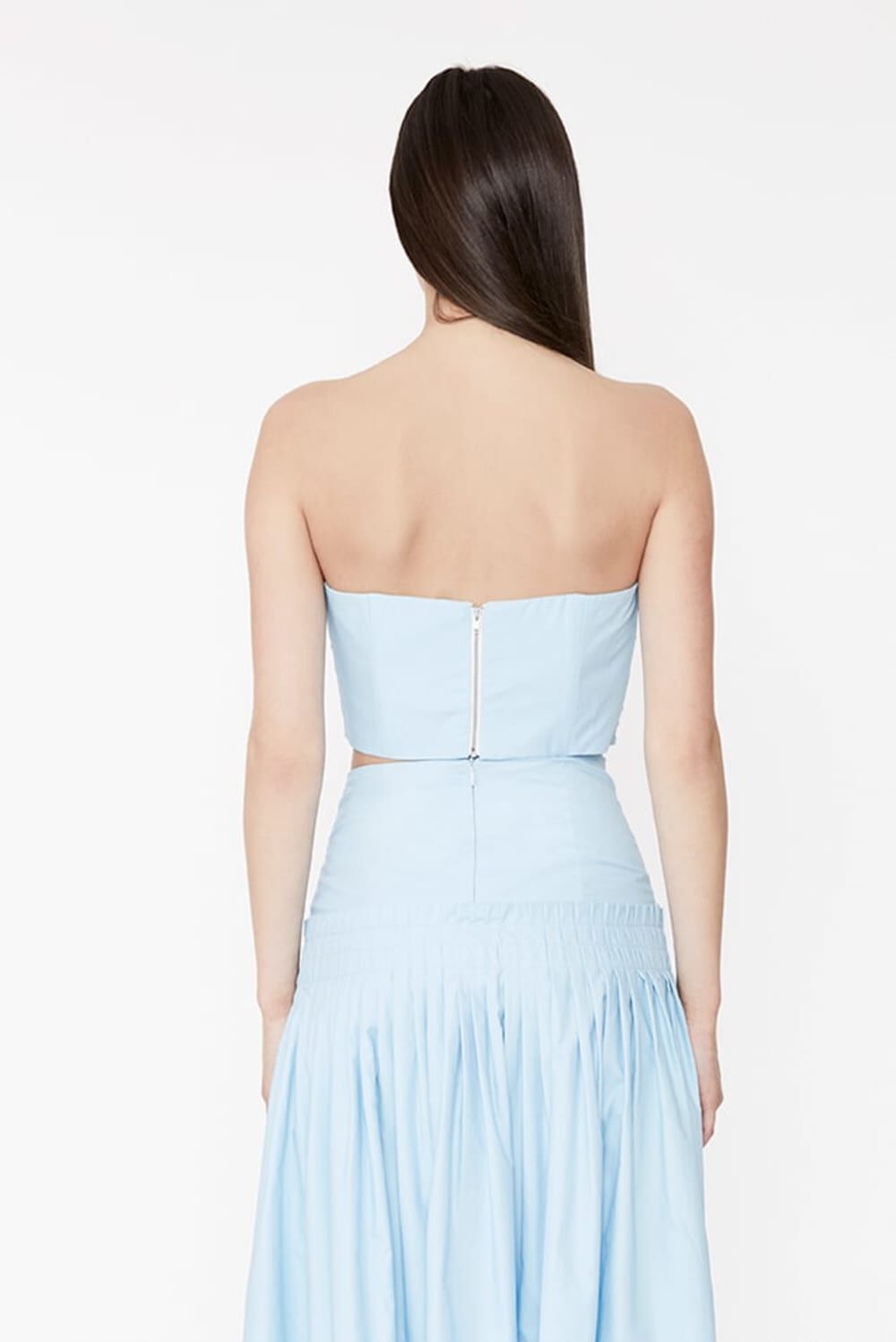 JADA TWIST TOP in colour CERULEAN