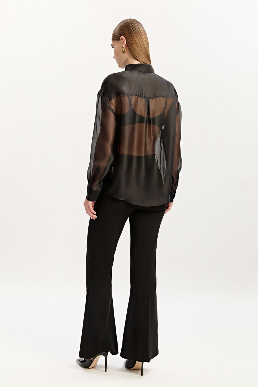 Luana Oversized Organza Shirt