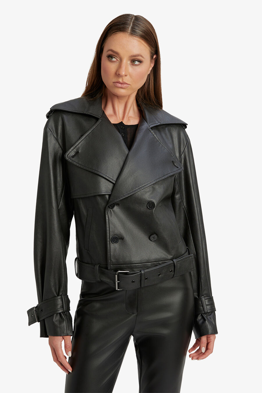 Double Breasted Biker Jacket