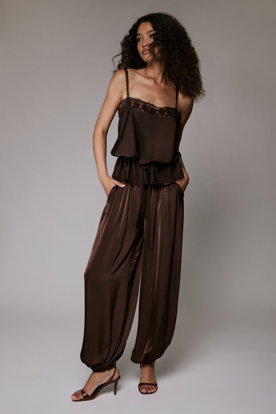 Nikola Satin Balloon Pant