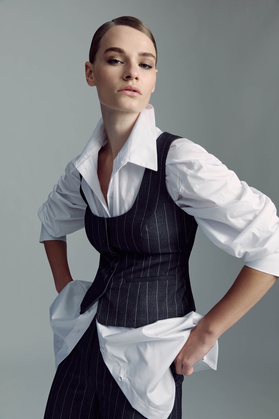 Azilia Button Through Top