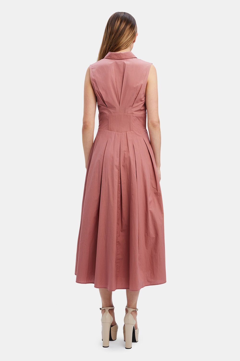 LEVANTE SHIRT DRESS in colour TUSCANY