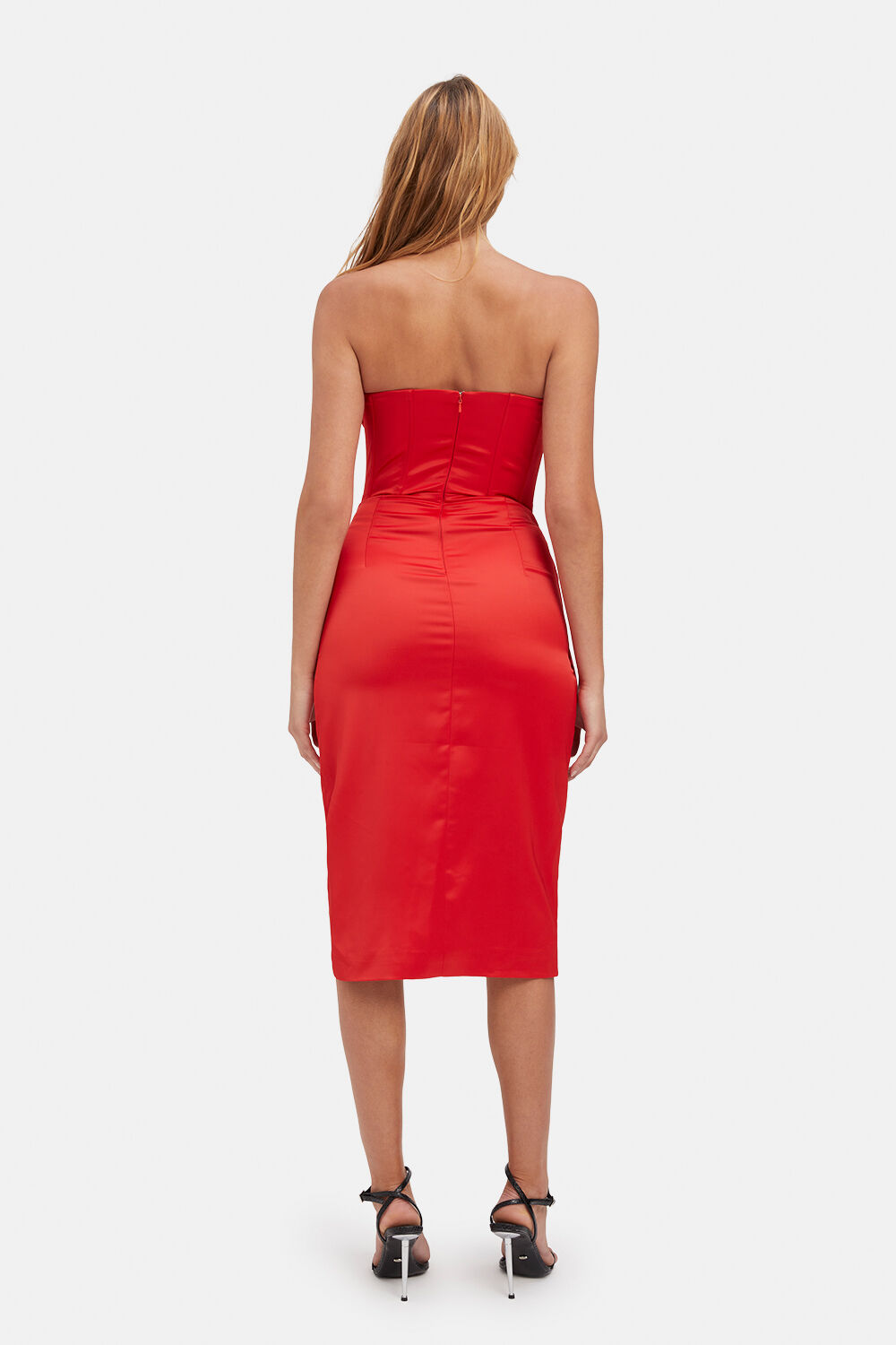 JAMILA CORSET DRESS in colour FIESTA
