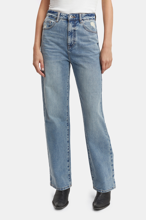 PIA STRAIGHT JEAN IN VINTAGE in colour MIDNIGHT NAVY
