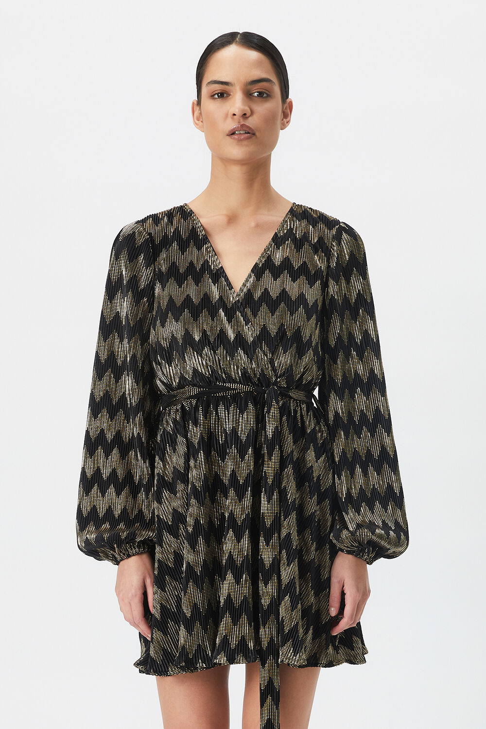 AMITY MINI WRAP DRESS