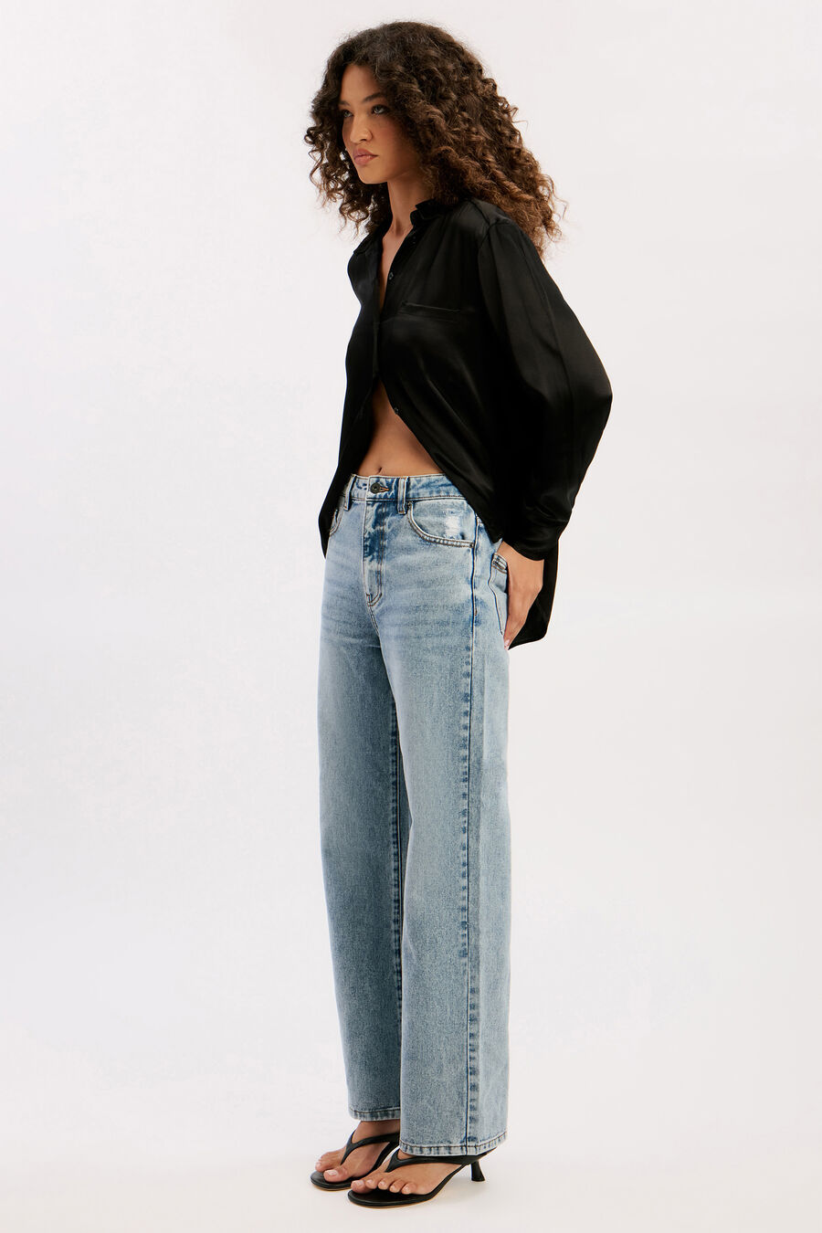 PIA STRAIGHT JEANS in colour VINTAGE