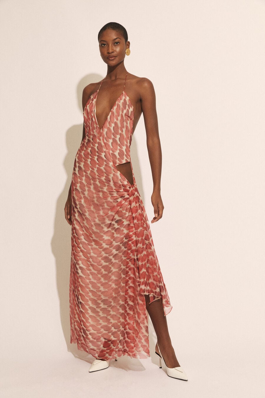 Cyrel Printed Maxi Dress In Red Spot | Bardot Cyrel Printed Maxi Dress In Red Spot | Bardot