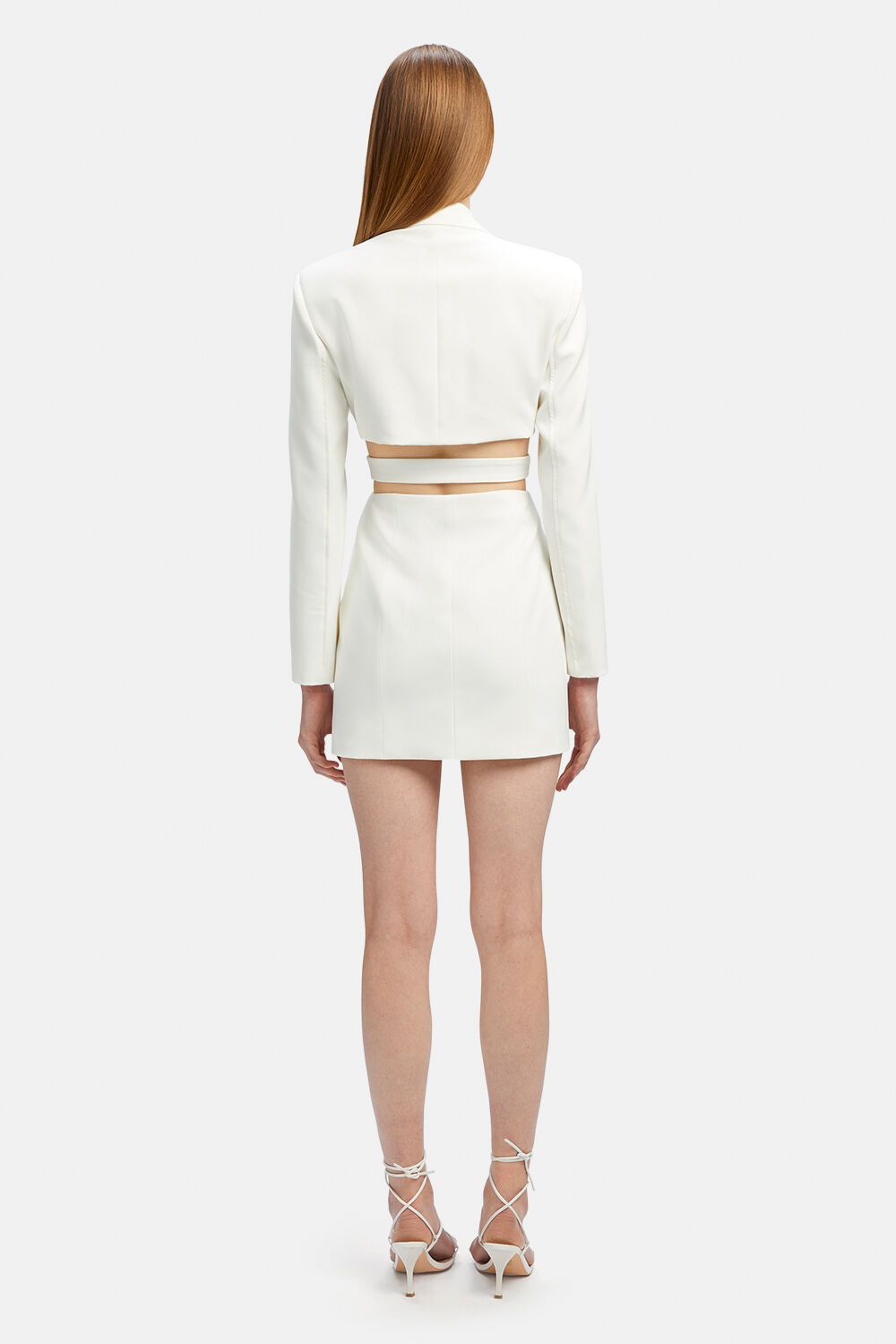 TRIBECA BLAZER DRESS in colour BRIGHT WHITE