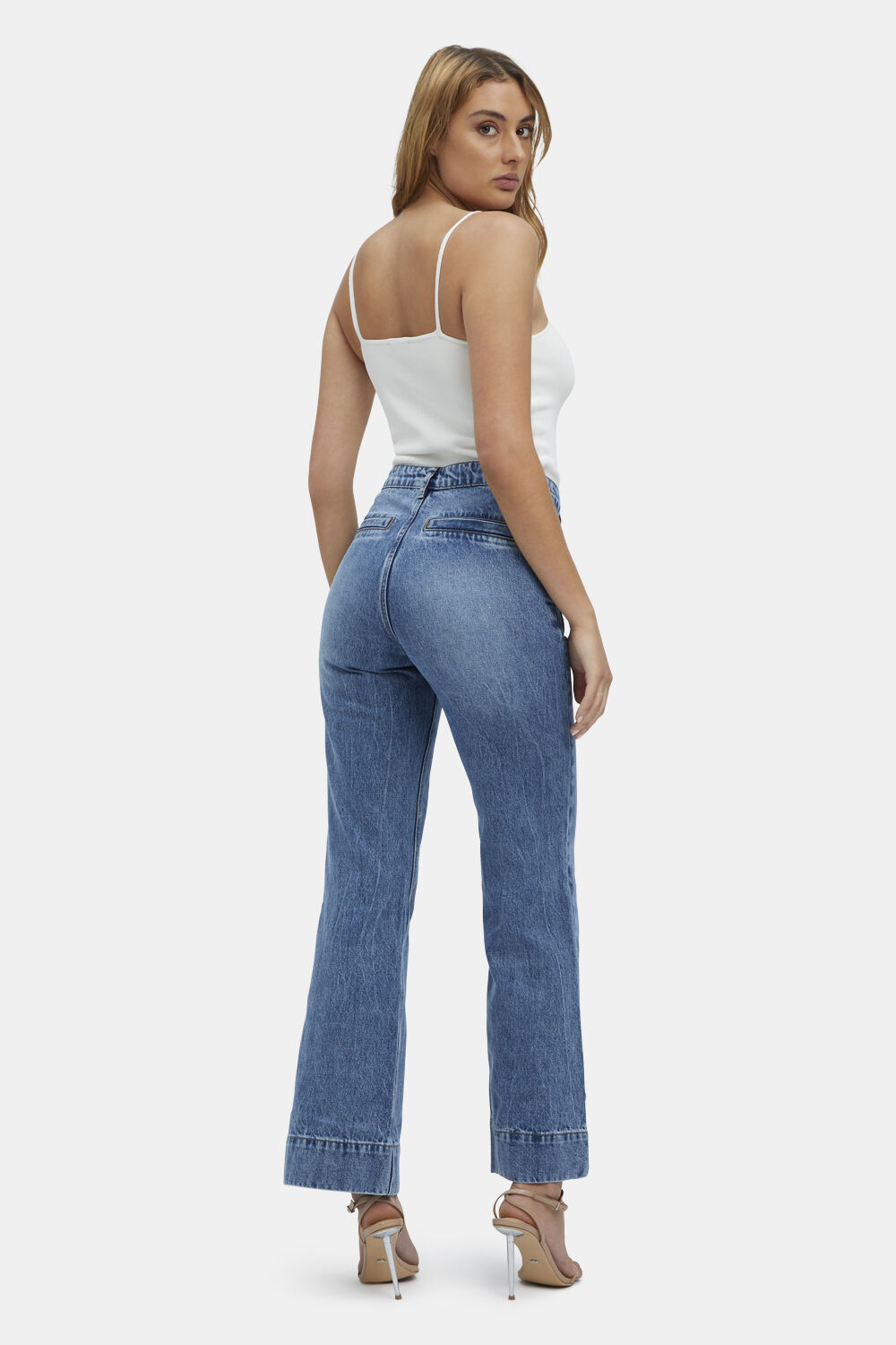 LINCOLN FLARE LEG JEAN in colour MIDNIGHT NAVY