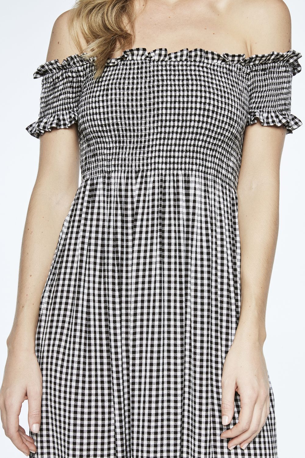 Bardot cindy off the shoulder dress best sale