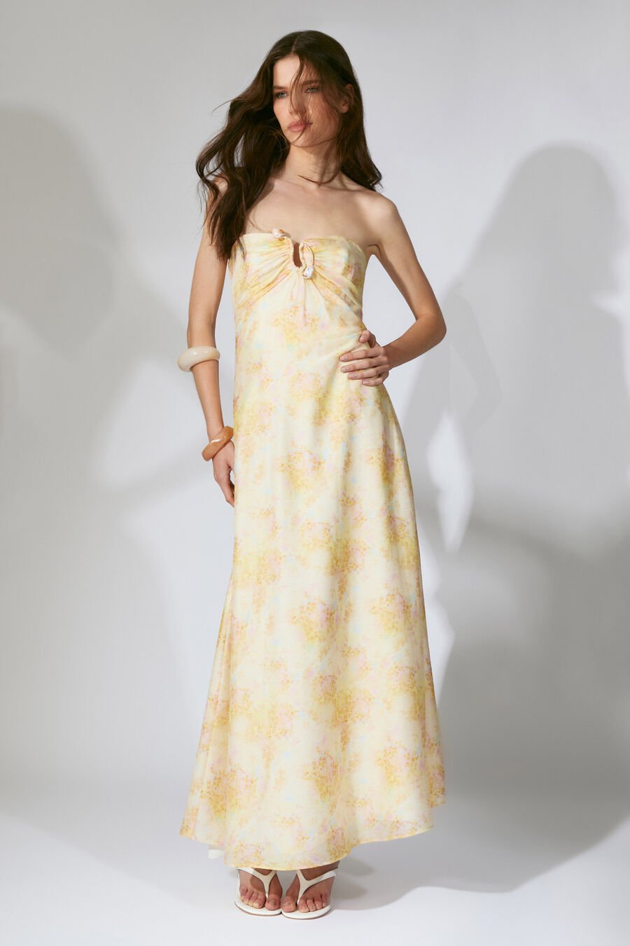 Amina Strapless Maxi Dress