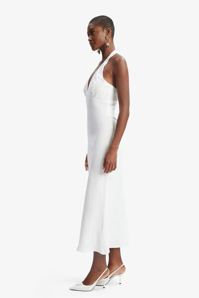 PAOLA MIDI LINEN DRESS