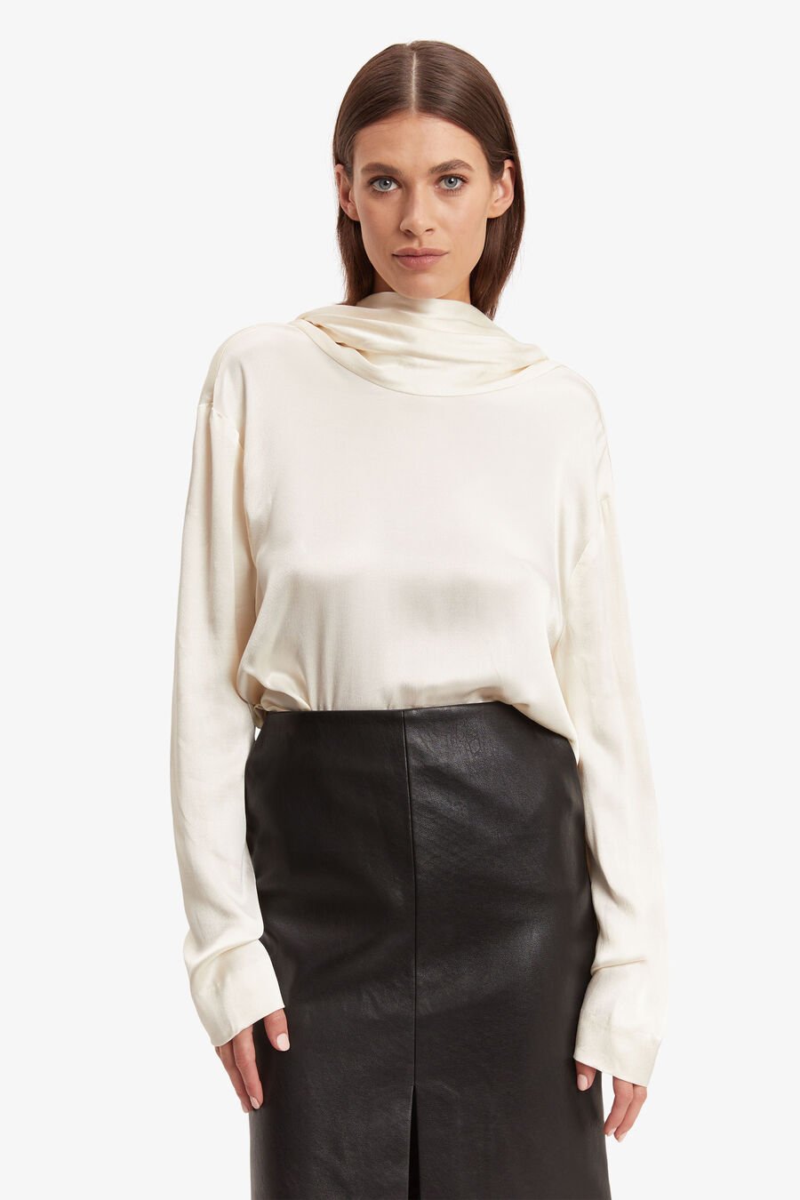 NOELL SATIN BLOUSE