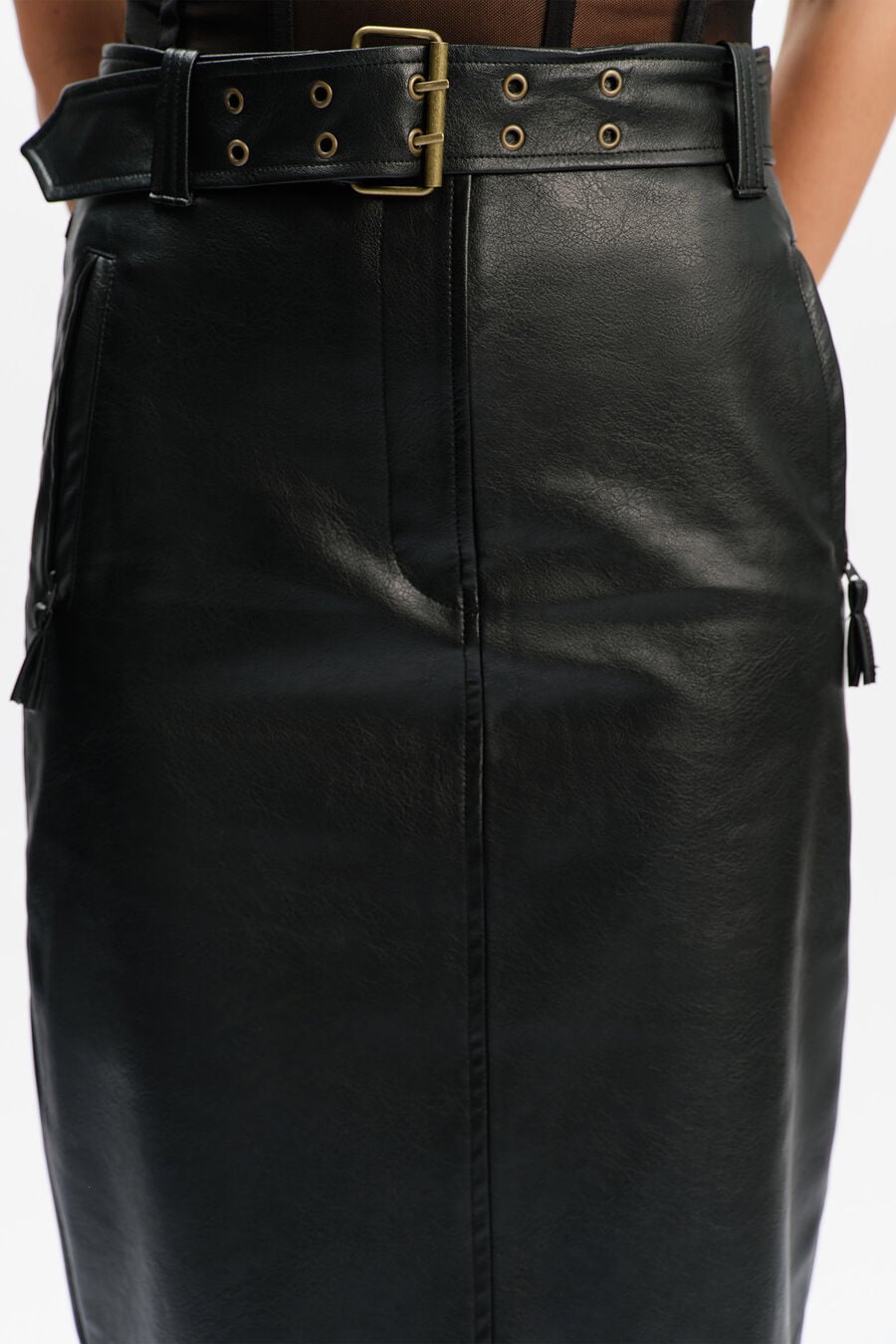 Lavelle Vegan Leather Skirt