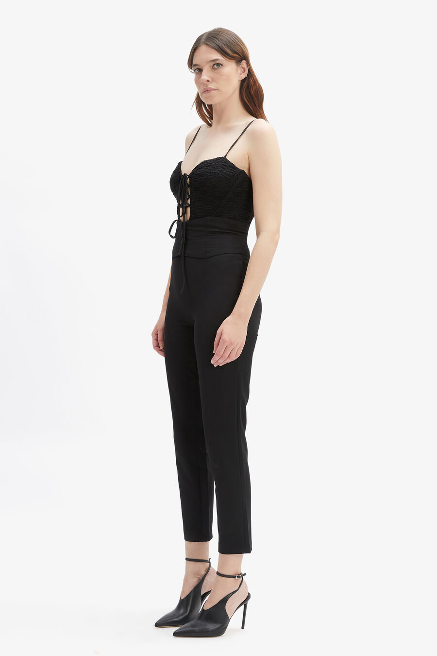 Delaney Lace Up Bodysuit