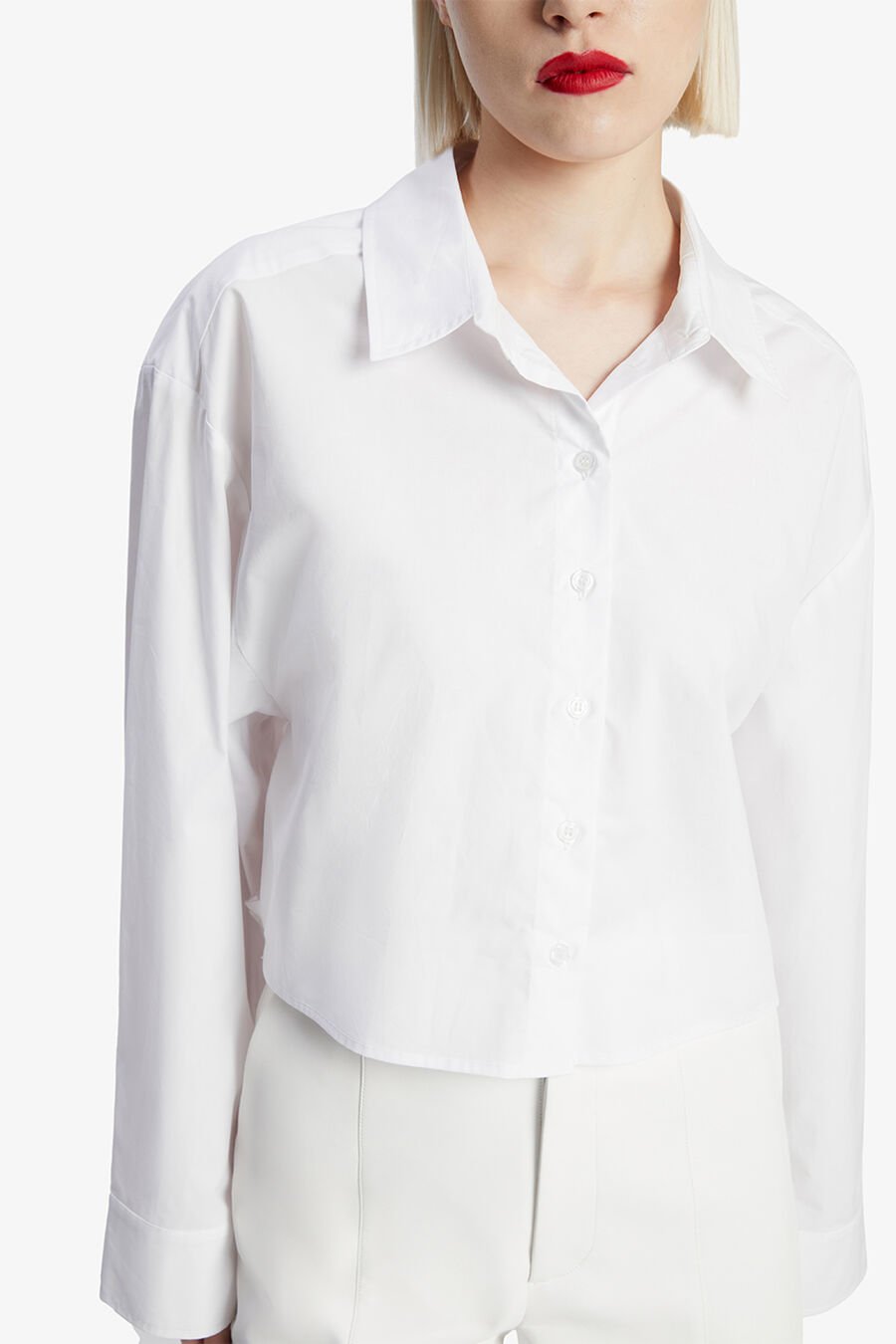 ROSITA OVERSIZED SHIRT in colour ORCHIDWHT