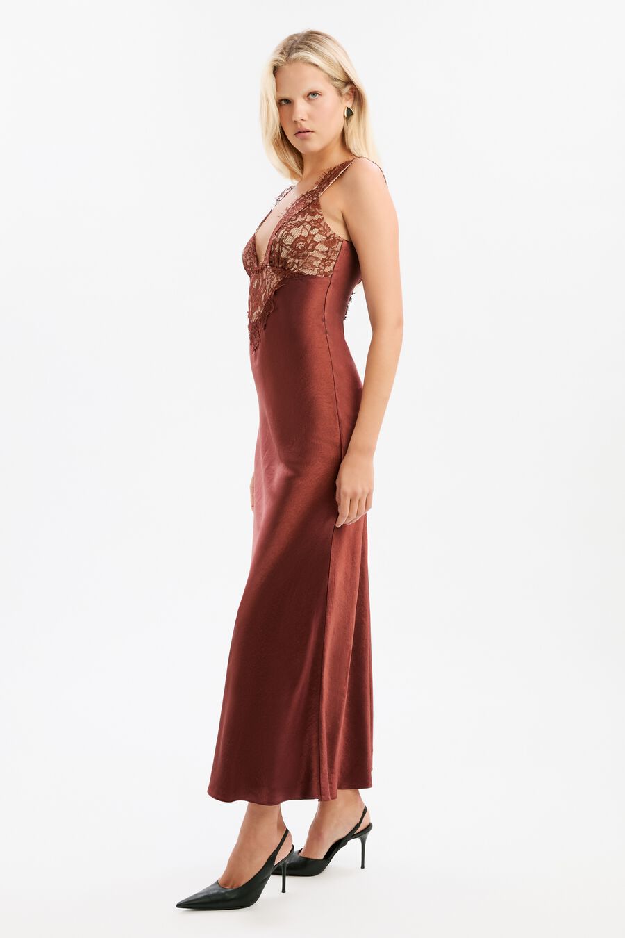 Torie Lace Slip Dress