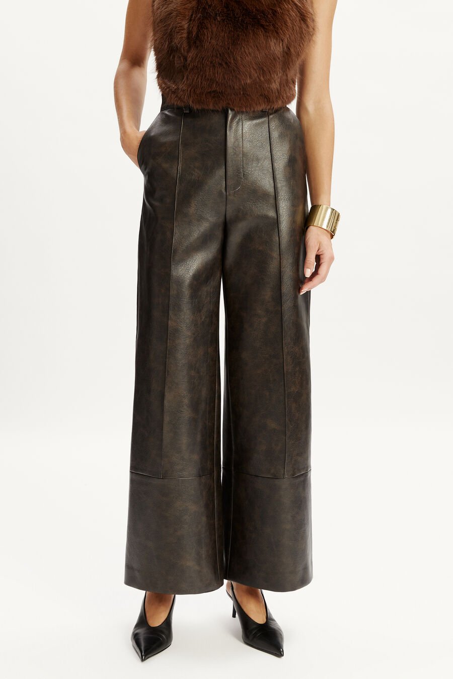 Marlowe Vegan Leather Pant