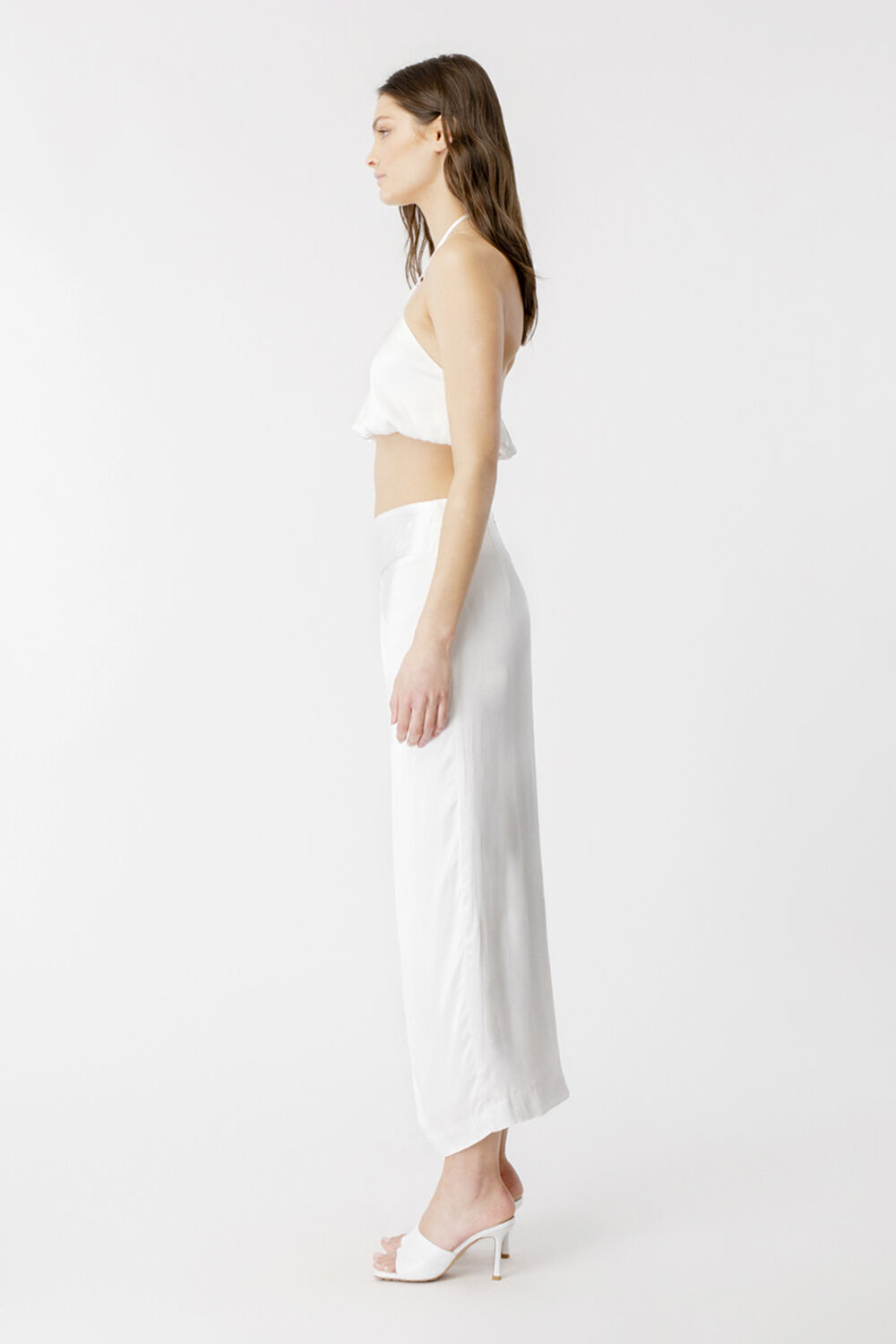 JOELLE MIDI SKIRT in colour BRIGHT WHITE