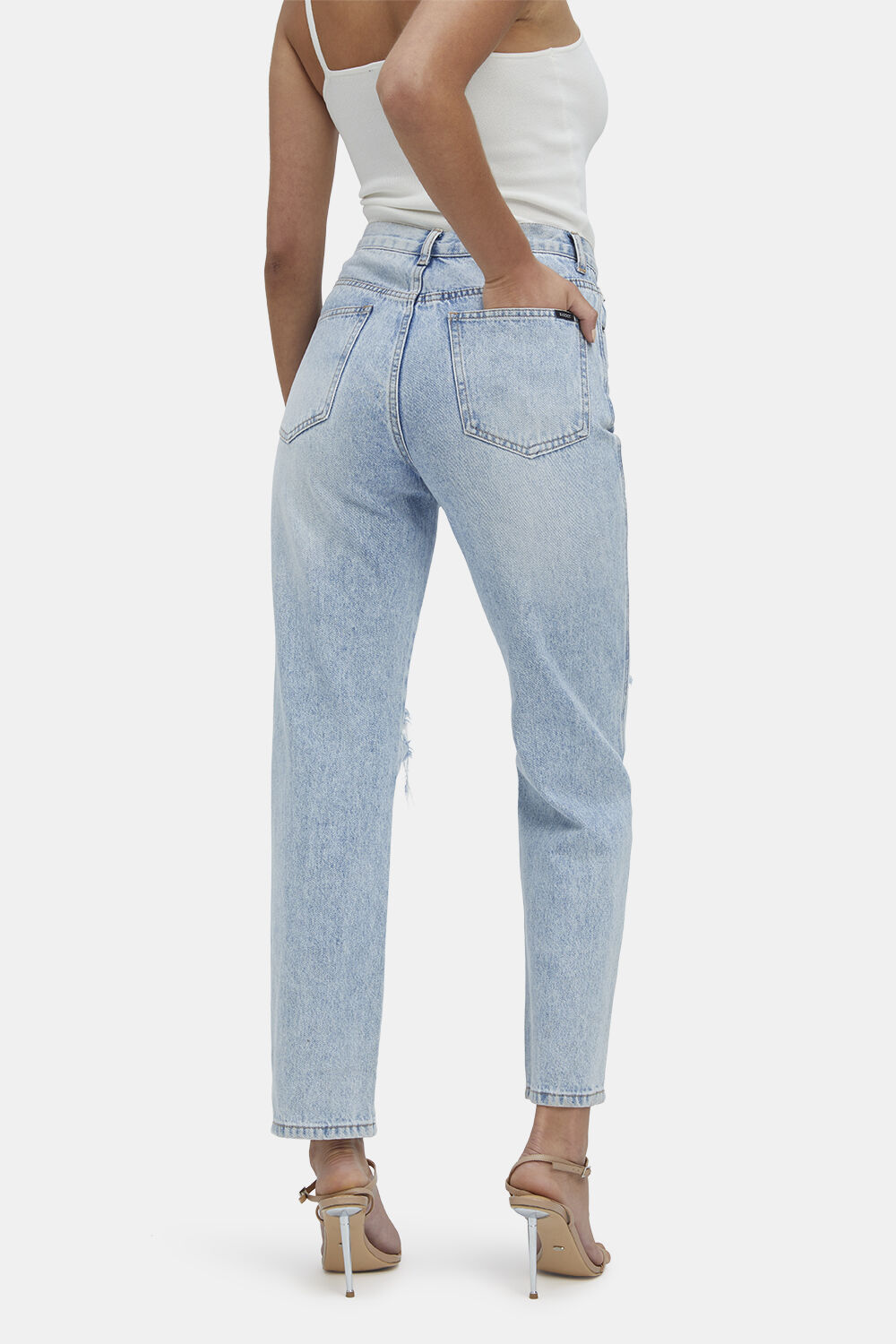 EVA STRAIGHT LEG JEAN in colour MIDNIGHT NAVY