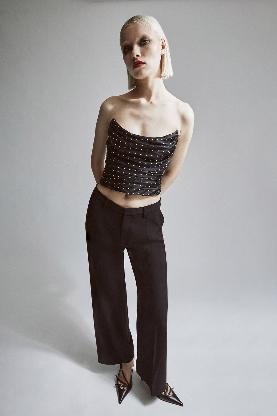 Blanca Satin Bustier