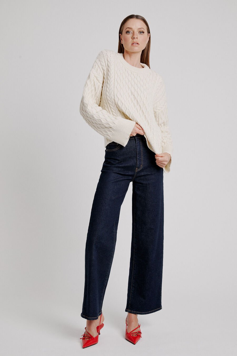 Maisie Oversized Cable Knit