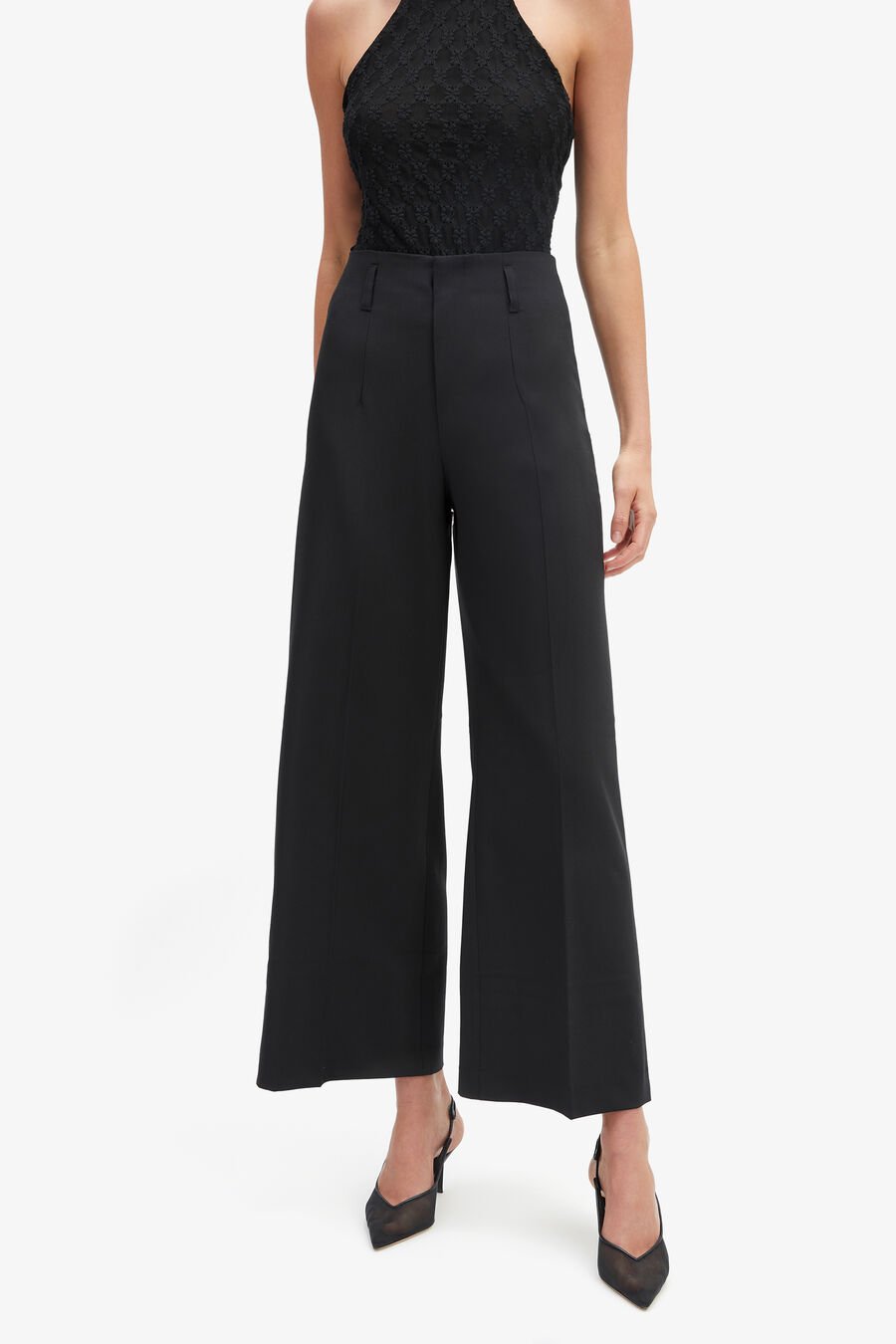 MARLA HIGH RISE PANT in colour BLACK