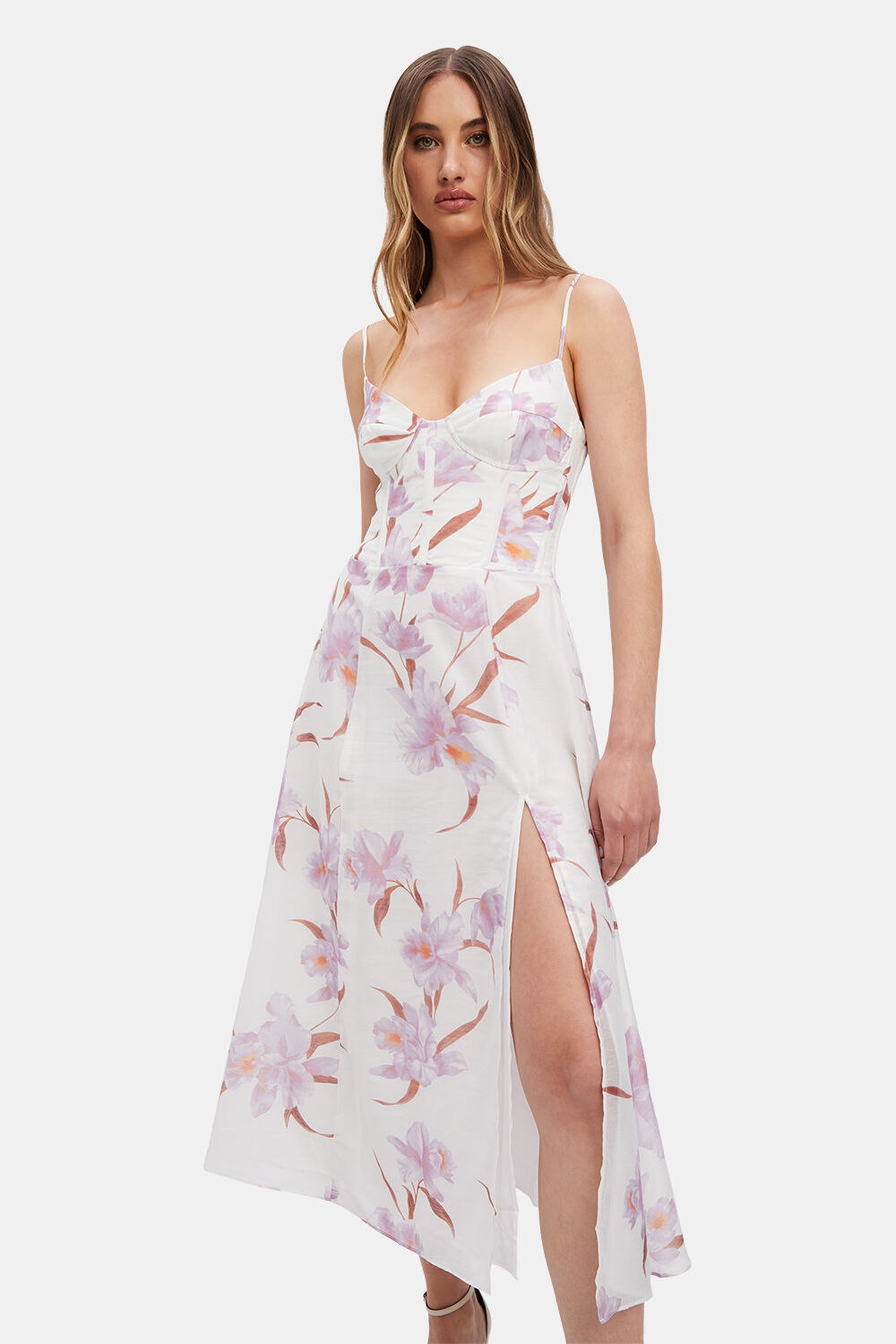 ZETA FLORAL MIDI DRESS