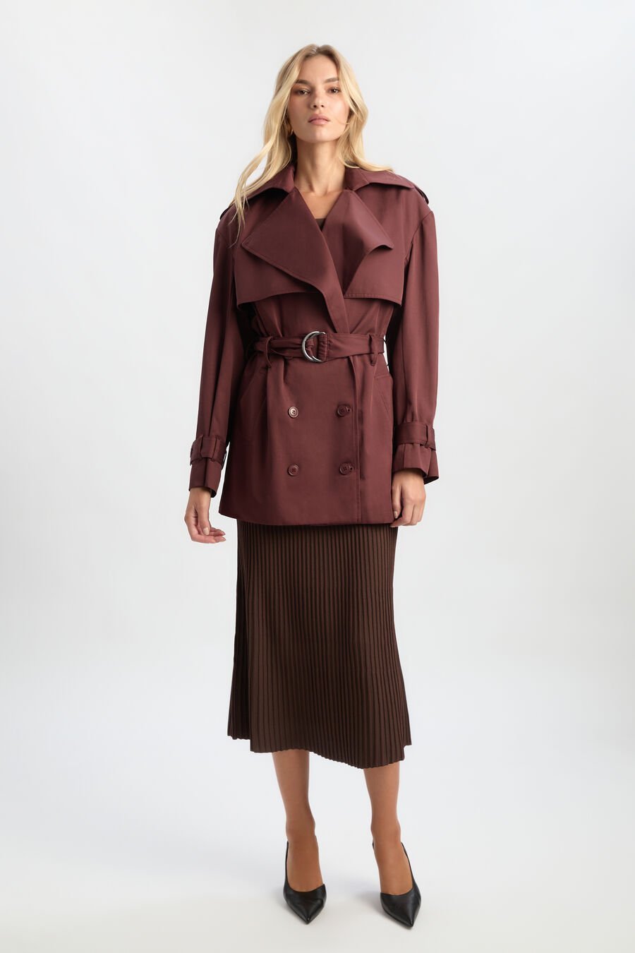 Aster Short Trench Coat
