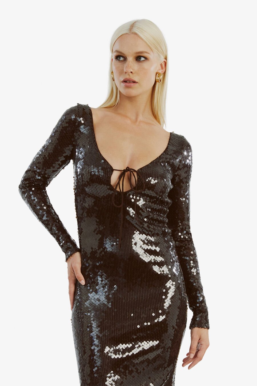 Verona Sequin Maxi Dress